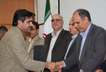 گزارش تصویری از مراسم تقدیر از کارمند نمونه در دانشگاه صنعتی شاهرود